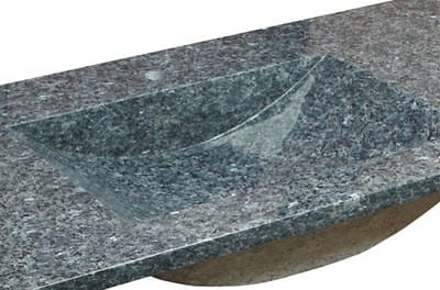 Granit bordplade med håndvask